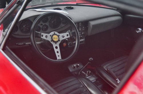 '73 Dino GT 246 GTS interior.
