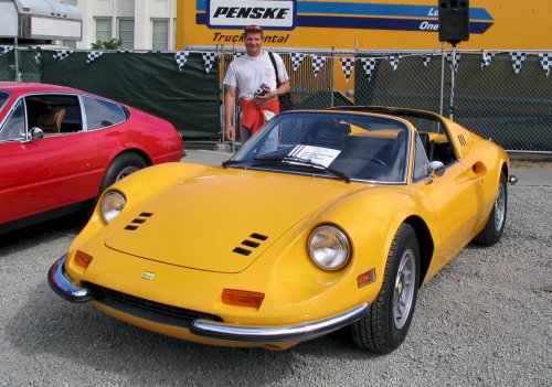 Antonette's favorite Ferrari, the Dino 246.
