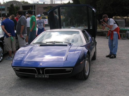 Me checking out the '72 Maserati Bora.
