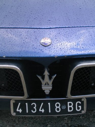 '72 Maserati Bora nose.
