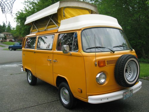 Pop-top up, giving lots of standing room AND sleeping space!
