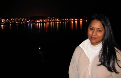 Evening view from our room.
