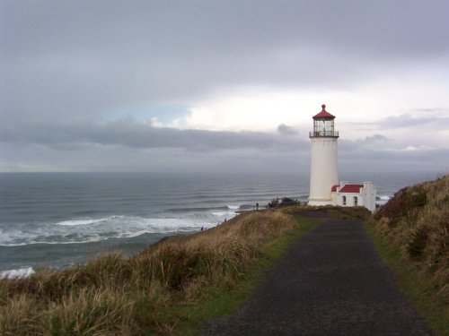 Oregon lighthouse.
