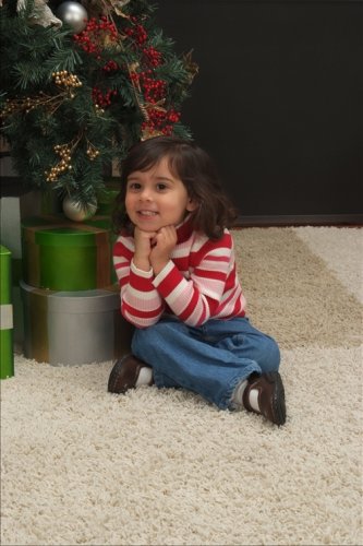 This is Bella.  She's cute too but out grew her flirting stage.  Now she just pushes boys down.
