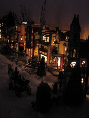 Color picture of Antonette's Christmas Village.

