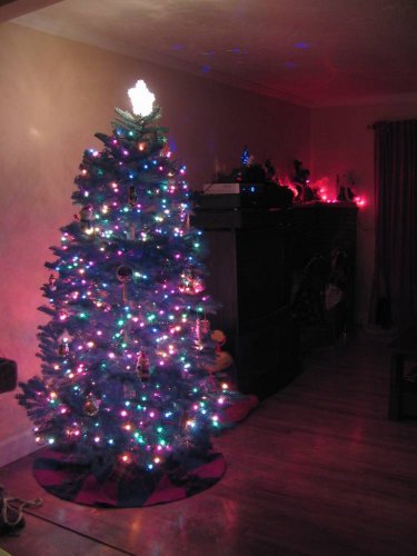 Looking into the living room from the dining room.  Taken with Tungsten White Balance.
