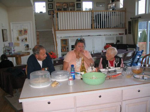 Uncle Roger, Kerby after the girls got ahold of her hair, and Aunt Joanne.

