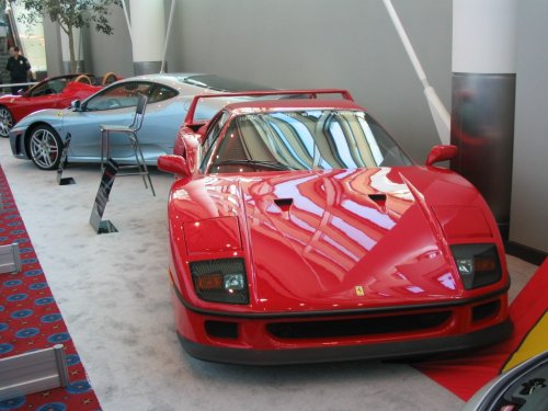 My first encounter with the F40.  Very impressive, particularly when you compare the 0-60mph/0-100mph stats of this car with the others and realize the F40 is 2 liters while the others are larger.  My friend Bryan was quite surprised!
