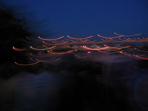 Just playing with the camera.  Wiggled it while taking picture of river.
