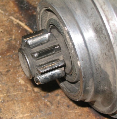 Wear on original starter.  Plus it wouldn't start when it got hot (heat soaked) and even when cold it cranked a bit slowly.
