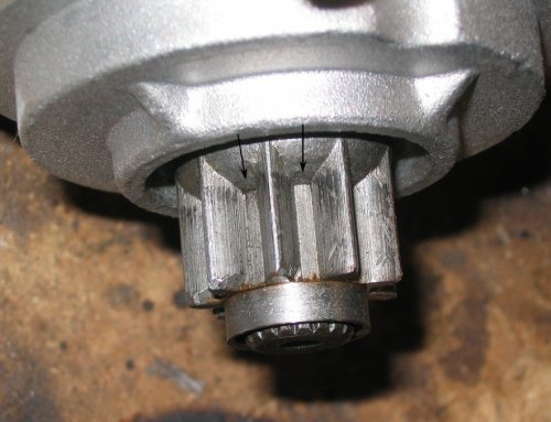 Another view of the interference wear.
