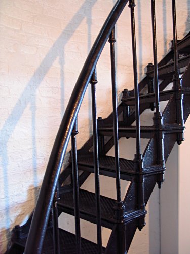 Lighthouse stairs.
