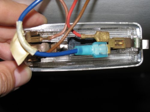 LED unit installed.  Could easily go wider (another row or two of LEDs) if more light is desired.
