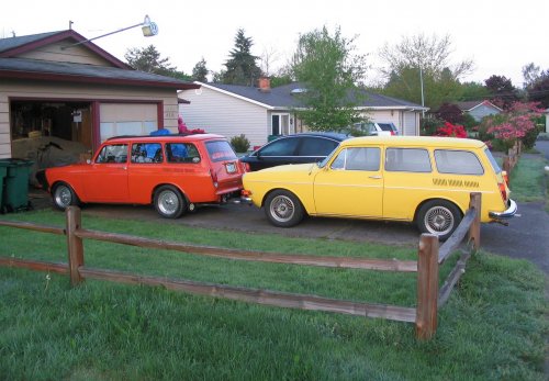 My two Squarebacks ready for the day!
