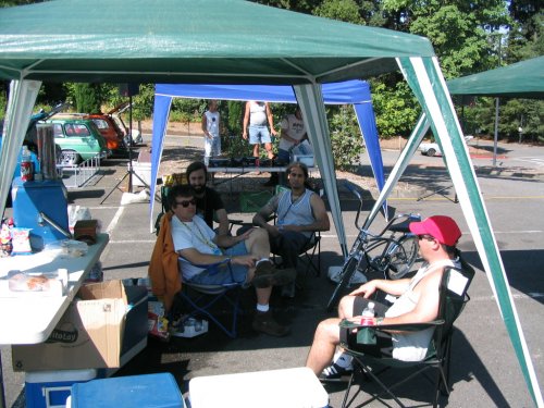 Left to right: Ken, Hal, Frank & Adam.
