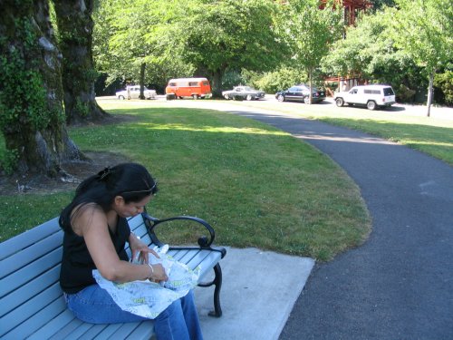 My sweetie packin' her face atop the park destination of the cruise.
