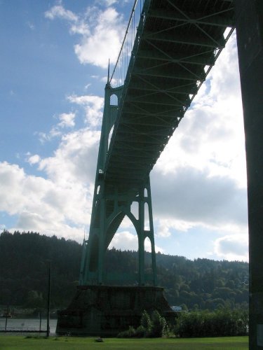 ...and looking west.
