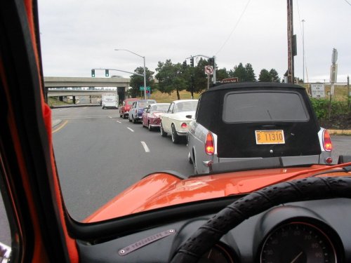 The DDB Gang waiting to get into the PIR show.
