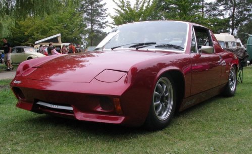 914 with 'glassed GT fenders.  Nice...and the paint was fresh.
