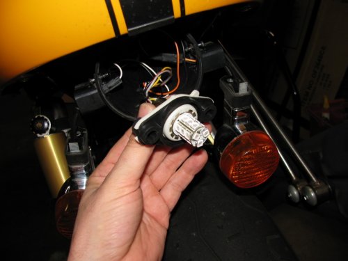 360-degree LED unit installed.

