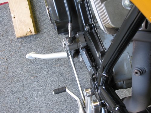 Looking down on the new cover.
