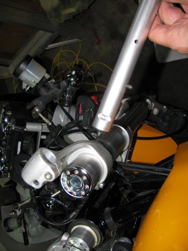 Right side showing locating pin and hole.
