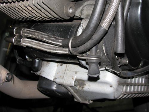 Close-up of the front view installation.  Nice and neat, eh?
