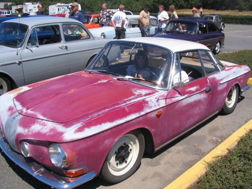 Alex's Type34 with Clarissa riding...no, not that...trophy co-pilot ;-)
