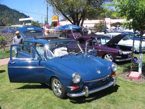 John's ride with Brian's "Purple Passion".
