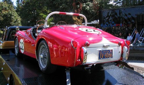 Triumph TR3 race car...
