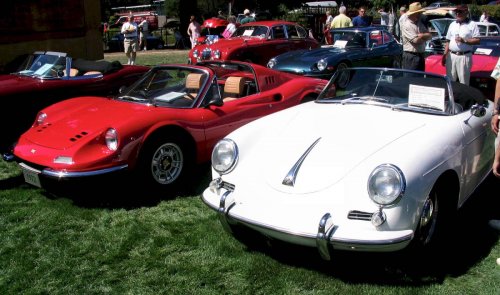 Don't ask me to pick one.  Dino 246 and Porsche 356.
