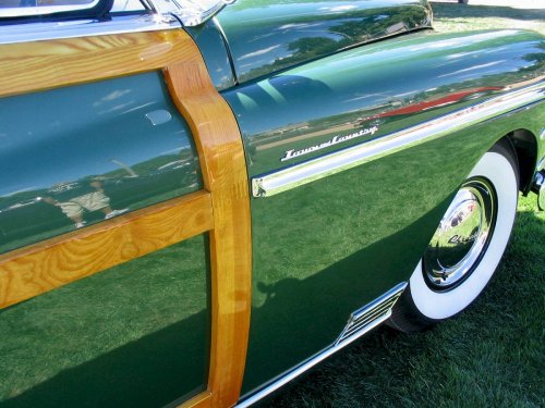 A Chrysler Town and Country.  I know, American metal but the genuine wood trim work was impressive.
