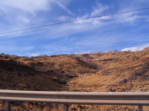 Just a view of the inland side of the Honoapiilani Highway (Hwy 30) on our way home, north of the only tunnel on Maui.
