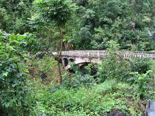 The bridges are only wide enough for one vehicle at a time so the first one there gets to cross first.
