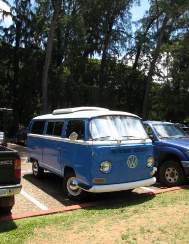 This Bus belonged to one of the life-guards.  Cool.
