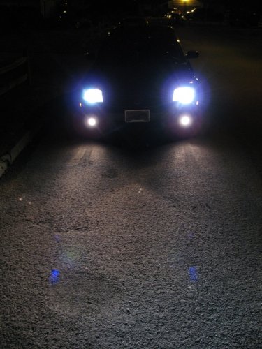 After - Low beams and fogs.
