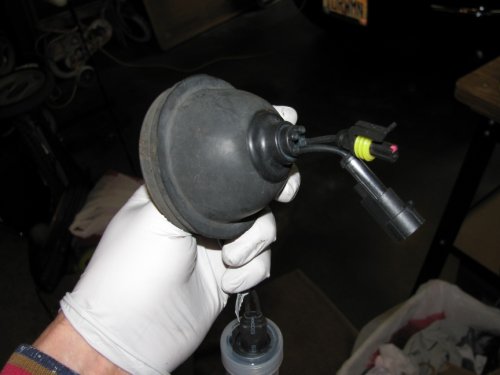 Seat the wiring gasket as so...pretty dang obvious.  How it should look.
