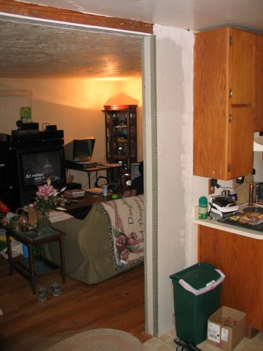 Better view of partial wall added.
