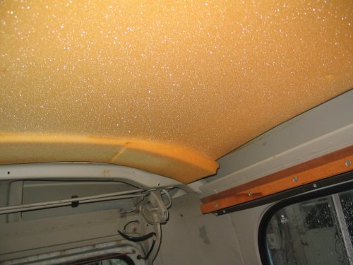 Foam insulation...fairly thin stuff.
