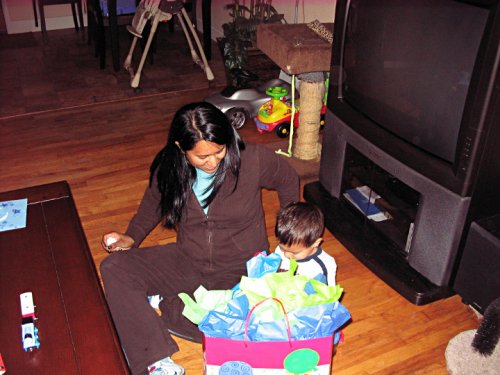 Back at home with the Almquists.
