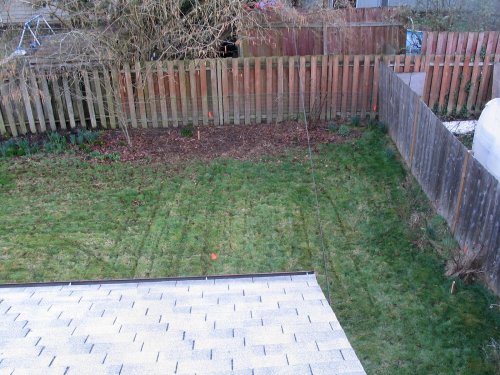 View from roof at location where it's going.
