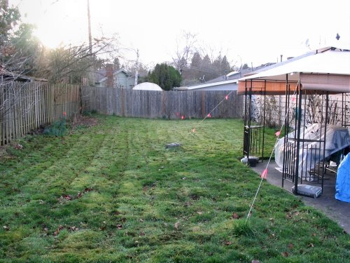 View from south east corner.
