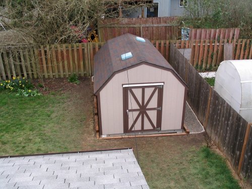 Finished.  View from roof.
