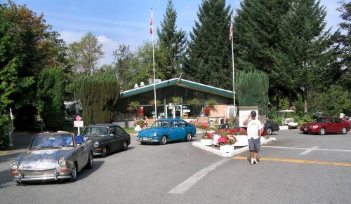 Monday morning, leaving our camp site and headed for home.
