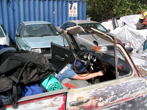 Bob fixed the brake light and turn signals while we had the time.
