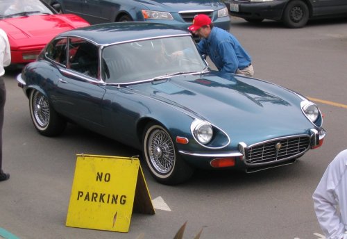 Jaguar.  Very nice example...apparently had a special invitation to join the festivities.
