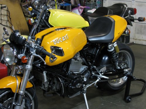 How it looks on the bike.  Not as pretty as I had hoped but, man, does it work!
