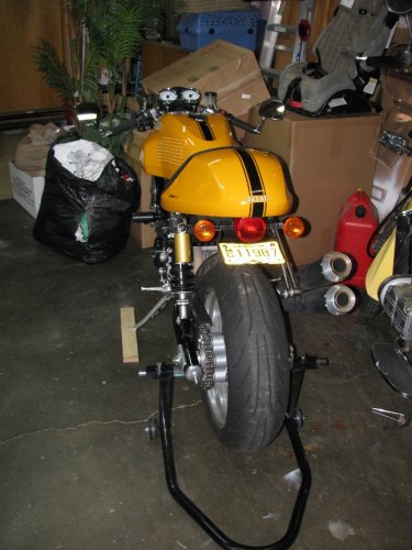 Notes:  The instructions say to clean the area with brake cleaner and scuff the area.  Because I'm using the TankSlapper to protect my tank I didn't do either but I did clean the area on the TankSlapper well.
