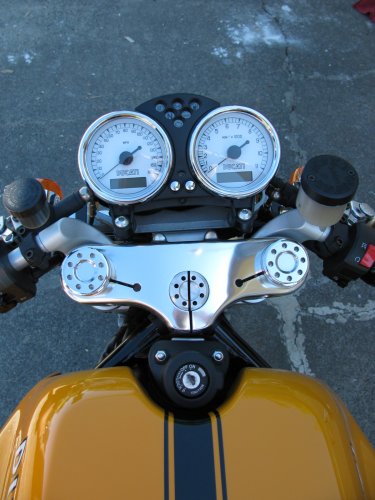 Rider's perspective.
