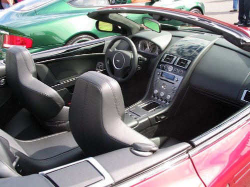 Aston Martin DB9
Nice cockpit, seating for four (two adults, two toddlers :-D )
